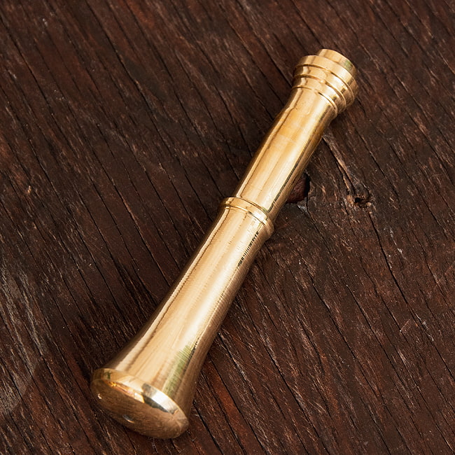スパイスグラインダー [特小] - 真鍮 5 - すり棒は11.5cmほどとなります。