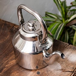 【チャイ20杯分くらい】レトロケトル インドのやかん 1500cc程度 - サブ2