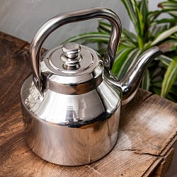 【チャイ20杯分くらい】レトロケトル インドのやかん 1500cc程度 - サブ3