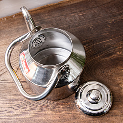 【チャイ25杯分くらい】レトロケトル インドのやかん 2000cc程度 - サブ5