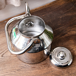 【チャイ35杯分くらい】レトロケトル インドのやかん たっぷり2700cc程度 - サブ5