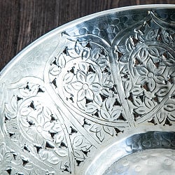 伝統手彫り大輪唐草 エンボスアルミボウル36.5cm - サブ3