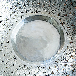 伝統手彫り大輪唐草 エンボスアルミボウル36.5cm - サブ5