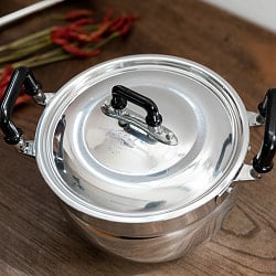 タイ屋台のアルミ両手鍋　タイの王室御用達　CCH (Chue Chin Hua)　クロコダイルブランド〔内径：約16cm 容量：約1600ml〕 - サブ2