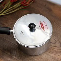 タイ屋台のアルミ片手鍋　タイの王室御用達　CCH (Chue Chin Hua)　クロコダイルブランド〔内径：約16cm 容量：約1800ml〕 - サブ2