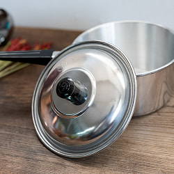 タイ屋台のアルミ片手鍋　アンブレラブランド〔内径：約16cm 容量：約1500ml〕 - サブ5