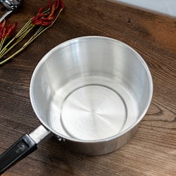 タイ屋台のアルミ片手鍋　アンブレラブランド〔内径：約20cm 容量：約2500ml〕 - サブ5