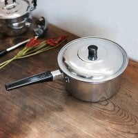 タイ屋台のアルミ片手鍋 アンブレラブランド〔内径:約20cm 容量:約2500ml〕