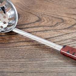 タイスキ鍋などへ便利　ステンレス製の穴あきお玉　レードル　タイのキッチンから - サブ5