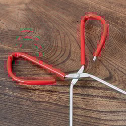 ハサミ型のシザートング　BBQや焚き火　熱い物が簡単に持てる - サブ5