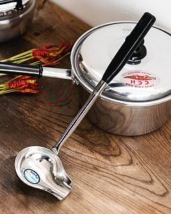 タイのキッチンから　便利なステンレス製の横口レードル スープや汁物に便利！ - サブ2