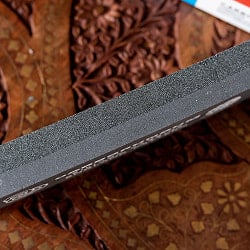 カーボランダム砥石　ダイヤモンドに近い硬度の炭化ケイ素製〔20cm×5cm×2.5cm〕 CARBORUNDUM 108 S Combination Sharpening Stone - サブ5