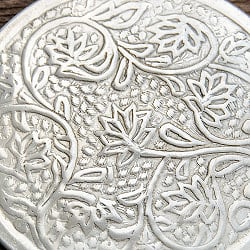 ムスリム職人の手仕事が息づく アルミコースター 唐草 - サブ3
