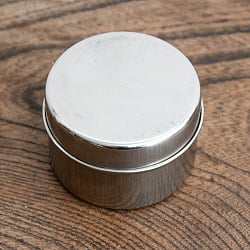ステンレスのマサラケース・小物入れ 直径5.5cm 高さ3.5cm - サブ2