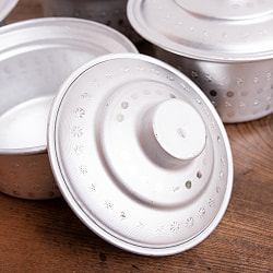 スタッキングができる　アルミハンディ4点セット　軽量で省スペース！キャンプにもオススメの食器 - サブ3