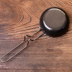 タルカパン - 黒 ノンスティック【直径約11.5cm】インド料理でスパイスをテンパリングする調理器具 - サブ5