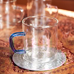 〔BOROSIL〕〔約190ml〕ボロシル ビジョンカラー マグ VISION COLOUR MUG 〔並行輸入品〕　洗練されたモダンなデザイン、耐熱ガラスの実力　電子レンジ可 - サブ4