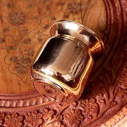 カッパーロタ　インドの水さし【銅製】　No.3[約6.7cm×約7cm] 約180ml - サブ4