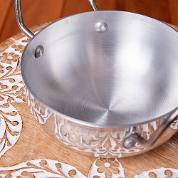 インド鍋 アルミニウム 調理用カダイ【直径：約15cm　約700ml】 - サブ5