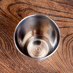 ステンレスのチャイカップ[直径約7.5cm×高さ約11.5cm　約350ml] - サブ5