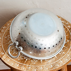 軽量リーズナブルなアルミニウム カダイ　インドの食器＆鍋 直径23.5cm程度 - サブ5