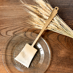 高級感のある槌目模様インドのブラスターナー　約27cm - サブ3