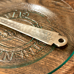 高級感のある槌目模様インドのブラスターナー　約27cm - サブ5