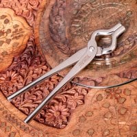 インドの鍋つかみ - インドの鍋 バゴーナなどへ やっとこ〔約17.5cm〕