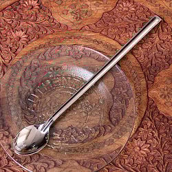 全長：約28.5～32.3cm　柄が長くて便利なロングスプーン　深い容器やグラスに便利　ミキシングスプーン - サブ4