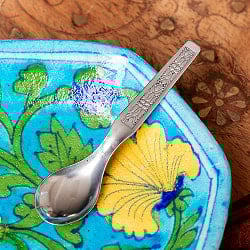 〔お得12本セット〕インドのかわいい　小さなスパイススプーン 約8.1cm　プチスプーン - サブ5