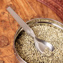 〔お得12本セット〕インドのかわいい　小さなスパイススプーン 約9.9cm　ミニデザートスプーン - サブ3