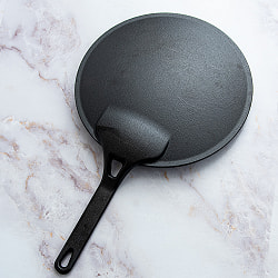鋳鉄製 高級チャパティパン CAST IRON TAWA 直径25.5cm 1.8kg程度 - サブ5