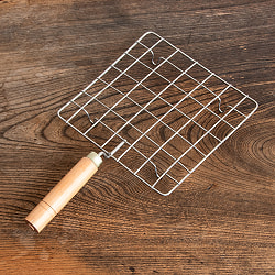 チャパティを直火で炙る焼き網 幅17cm - サブ2