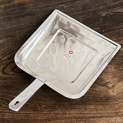 ブリキレトロなインドのちりとり 幅約21.5cm - サブ2