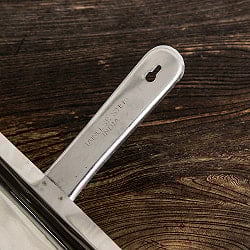 ブリキレトロなインドのちりとり 幅約21.5cm - サブ4