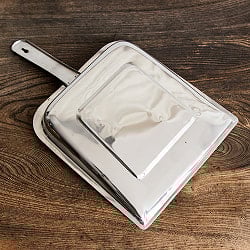 ブリキレトロなインドのちりとり 幅約21.5cm - サブ5