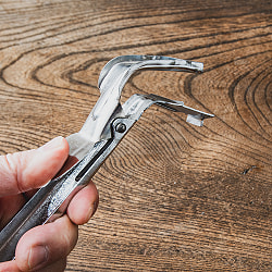 【バネ式】インドの鍋つかみ　Pakkad（パッカド）　やっとこ　バゴーナー・パティラ　ハンディなどへ - サブ5