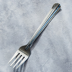 【6本セット】とってもシンプルな インドのフォーク 15cm - サブ2