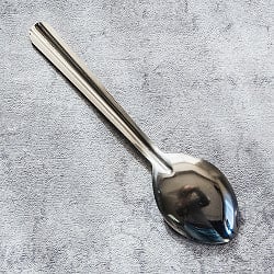 【6本セット】とってもシンプルな インドのスプーン 16cm - サブ5