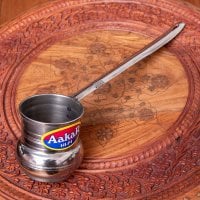 ドヤ - インドの柄杓 本格チャイ作りへ[直径：約8cm 約:300ml]