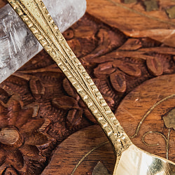 礼拝用 ブラススプーン 装飾付き 13.5cm - サブ3