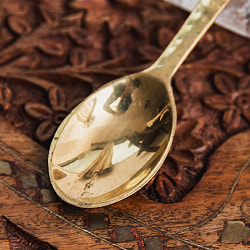 礼拝用 ブラススプーン 槌目 13.5cm - サブ4