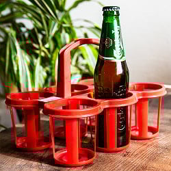 インドネシアの調味料ホルダー／ドリンクホルダー レトロカラー プラスチック製 - サブ2