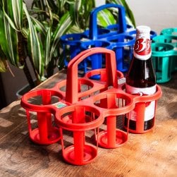 インドネシアの調味料ホルダー/ドリンクホルダー レトロカラー プラスチック製