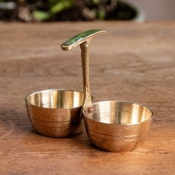 ブラス製のチャトニボウル 2個タイプ