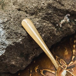 ブラスのミニスプーン ティースプーンサイズ 10.5cm - サブ2