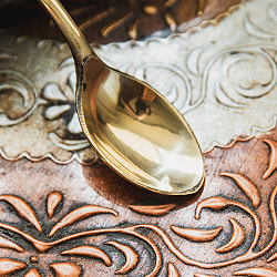 ブラスのミニスプーン デザートプーンサイズ 13.5cm - サブ3