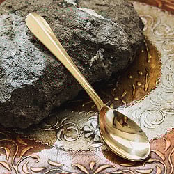 ブラスのスプーン 小さめのカレースプーンサイズ 15.5cm