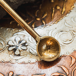 礼拝用 ブラスのスプーン ハヌマーン・パリ 12.5cm - サブ3