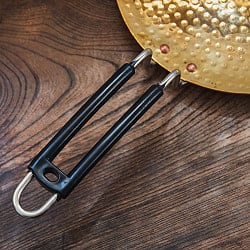 豪華絢爛 槌目仕立て 真鍮製 チャパティパン - サブ5